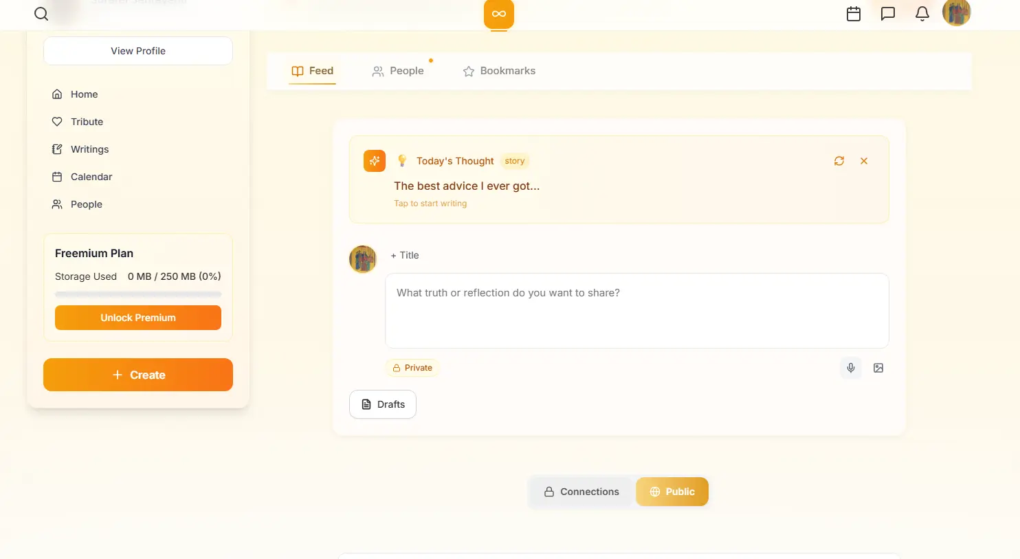 Confinity Social Media Platform